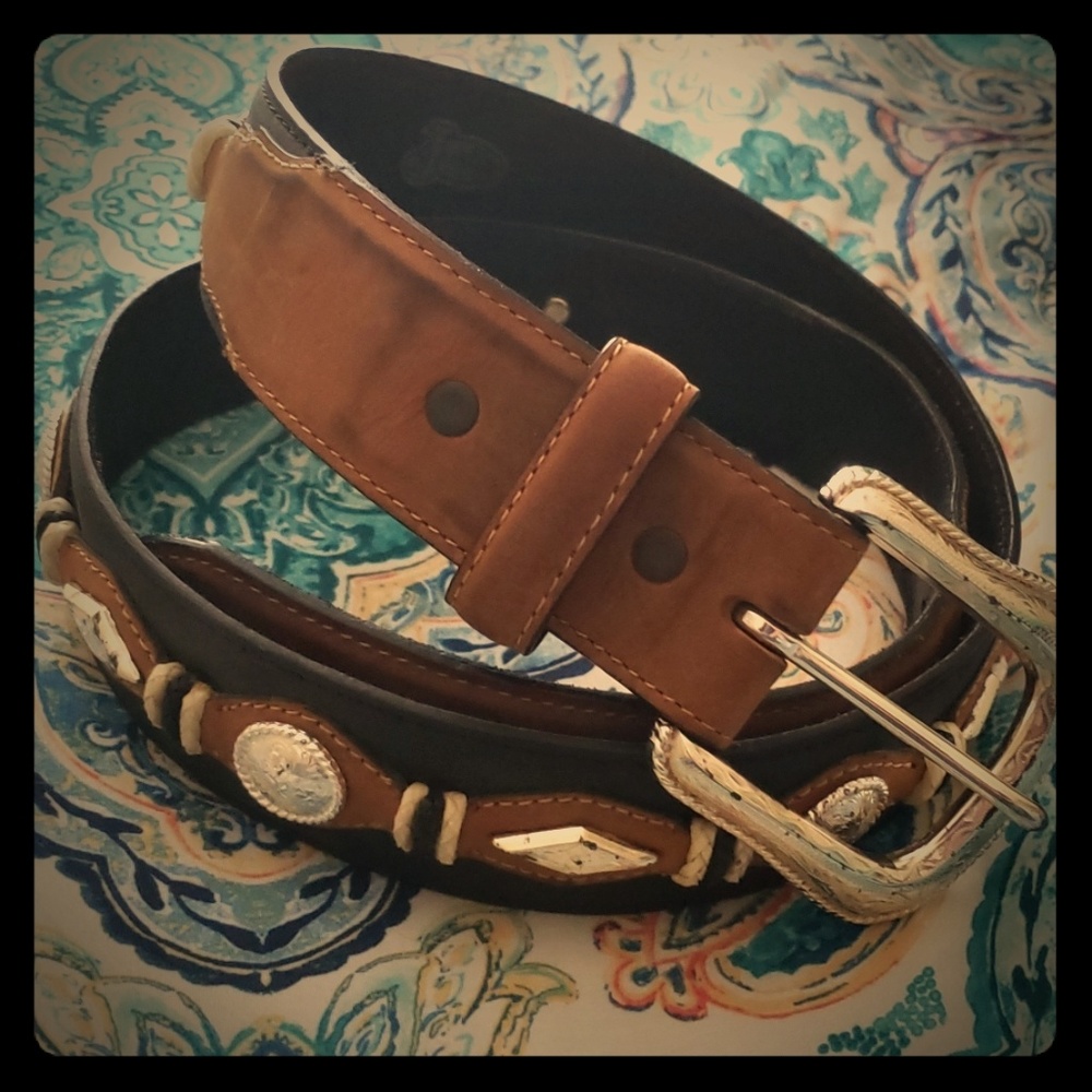 Men's Justin Boots Western Belt 36"